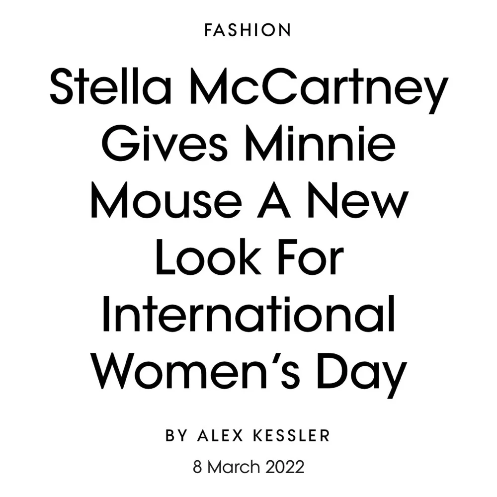 STELLA MCCARTNEY DISNEY Womens Day Minnie Mouse T shirt LIMITED EDITION - Picture 2 of 8